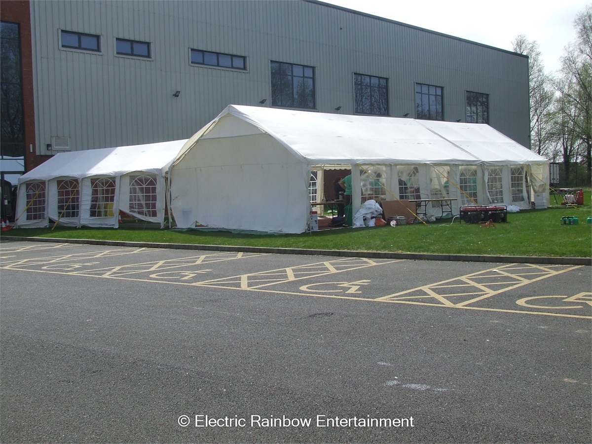 Party Tent Marquee (Basic Tent ) 6m Wide x 12m Long Bouncy Castle